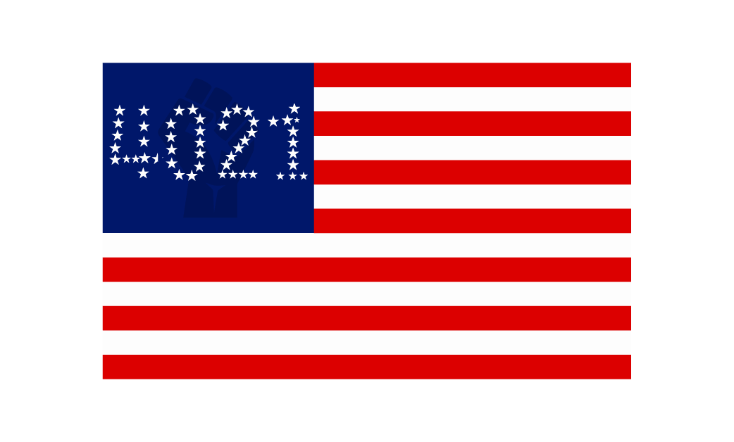 4021 logo with American Flag